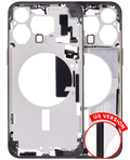 Midframe/Rahmen + Kleinteile für iPhone 15 Pro Max, Schwarz, Aftermarket+