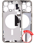 Midframe/Frame with Small Parts for iPhone 15 Pro Max (US Version) (Aftermarket Plus) (Natural Titanium)