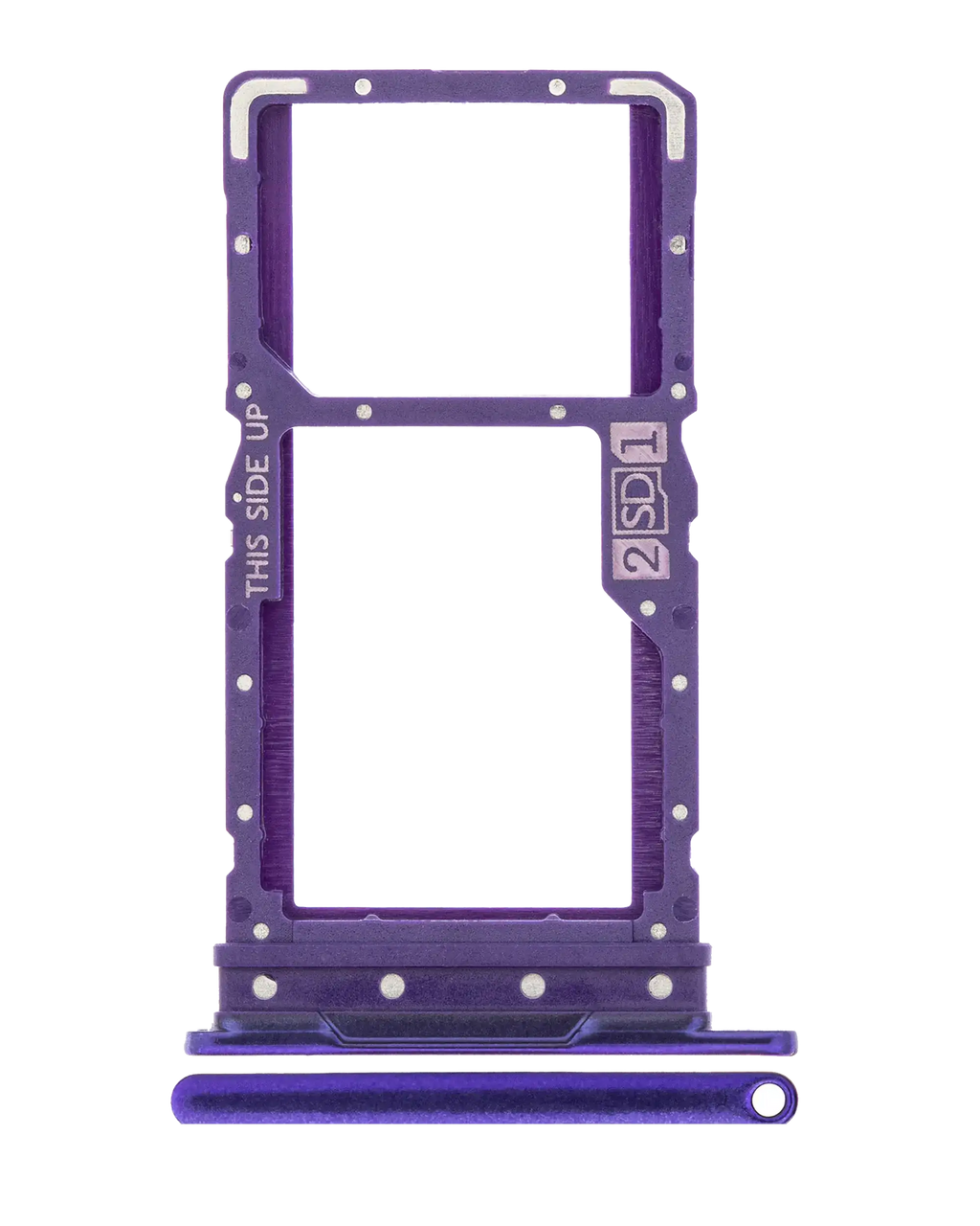 Dual-SIM-Kartenfach für Motorola Moto G9 Power (XT2091 / 2020) (Electric Violet)