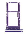 Dual SIM Card Tray for Motorola Moto G9 Power (XT2091 / 2020) (Electric Violet)