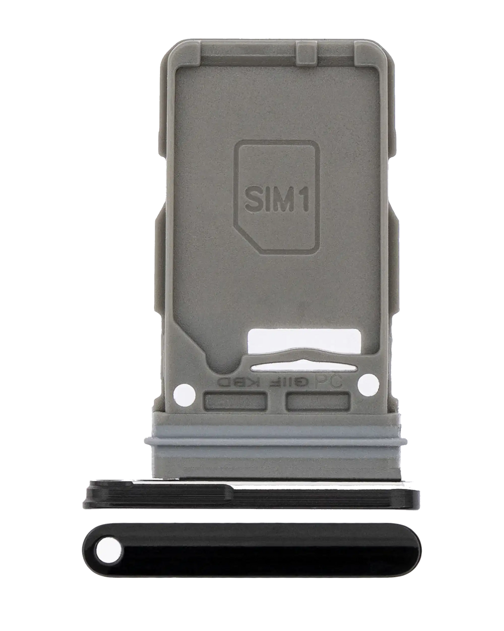 Single SIM card tray for Samsung Galaxy S21 Plus (Phantom Black)