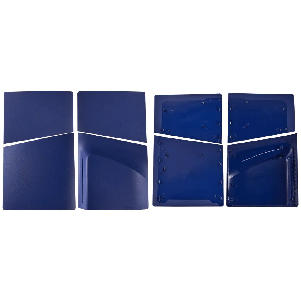 Console Cover (Top and Bottom) for Sony PlayStation 5 Slim Disc Edition – Deep Purple Blue