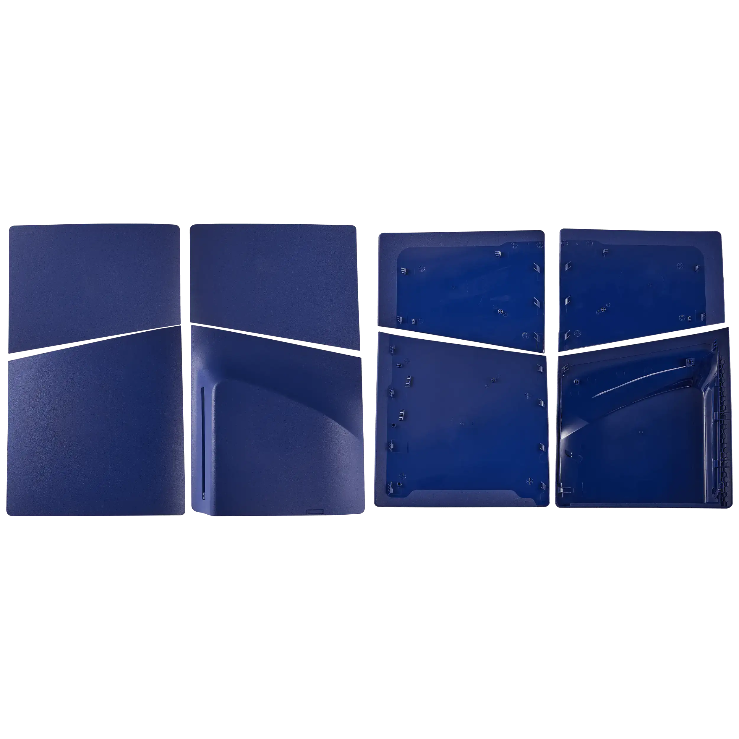 Console Cover (Top and Bottom) for Sony PlayStation 5 Slim Disc Edition – Deep Purple Blue