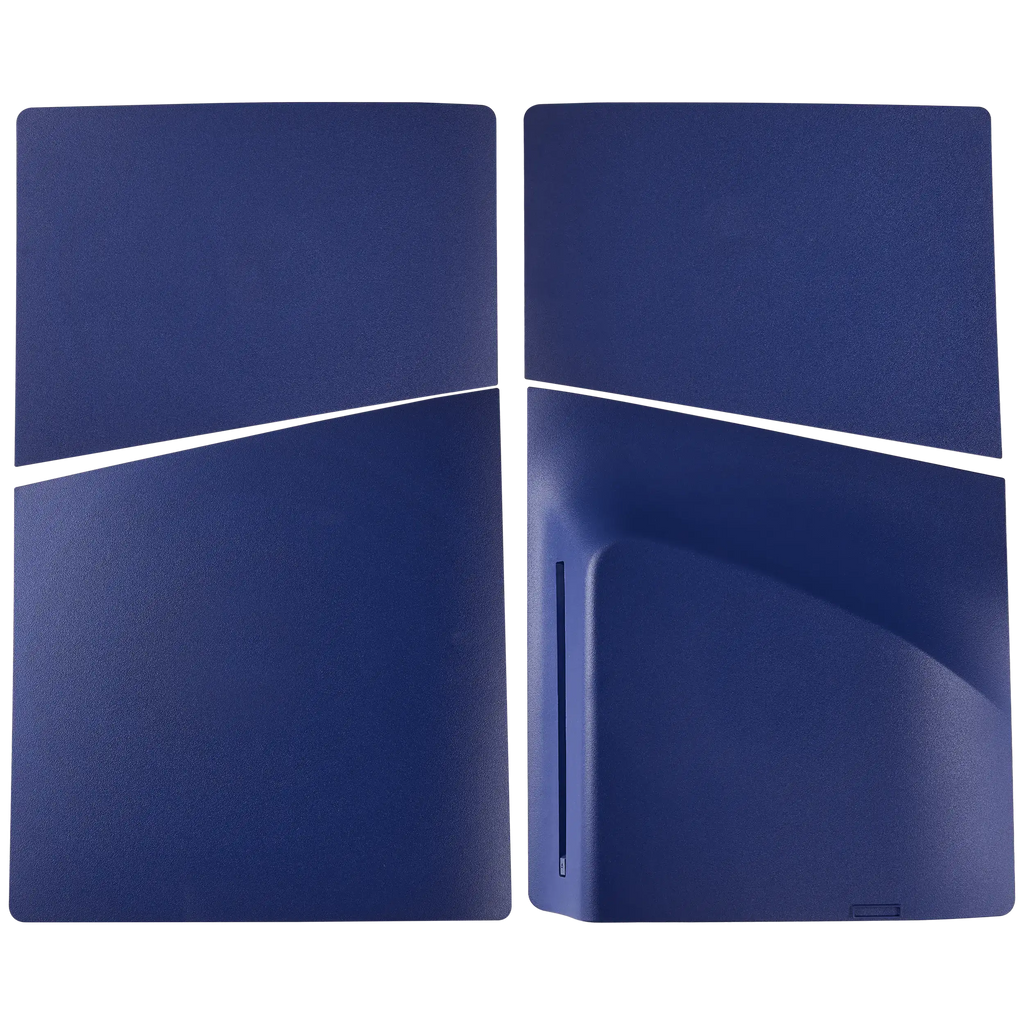 Console Cover (Top and Bottom) for Sony PlayStation 5 Slim Disc Edition – Deep Purple Blue