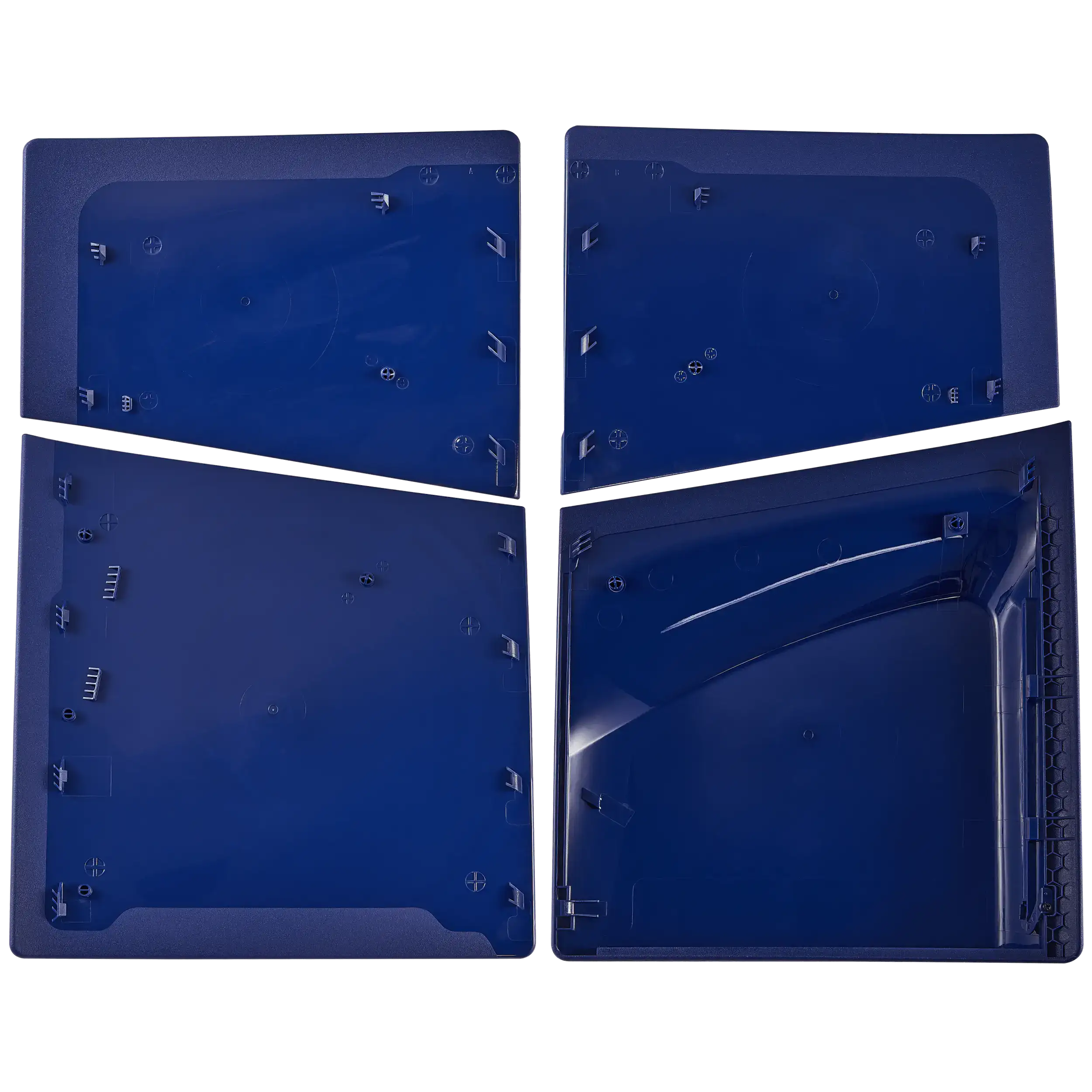 Console Cover (Top and Bottom) for Sony PlayStation 5 Slim Disc Edition – Deep Purple Blue