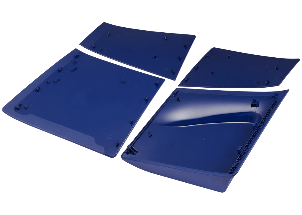 Console Cover (Top and Bottom) for Sony PlayStation 5 Slim Disc Edition – Deep Purple Blue