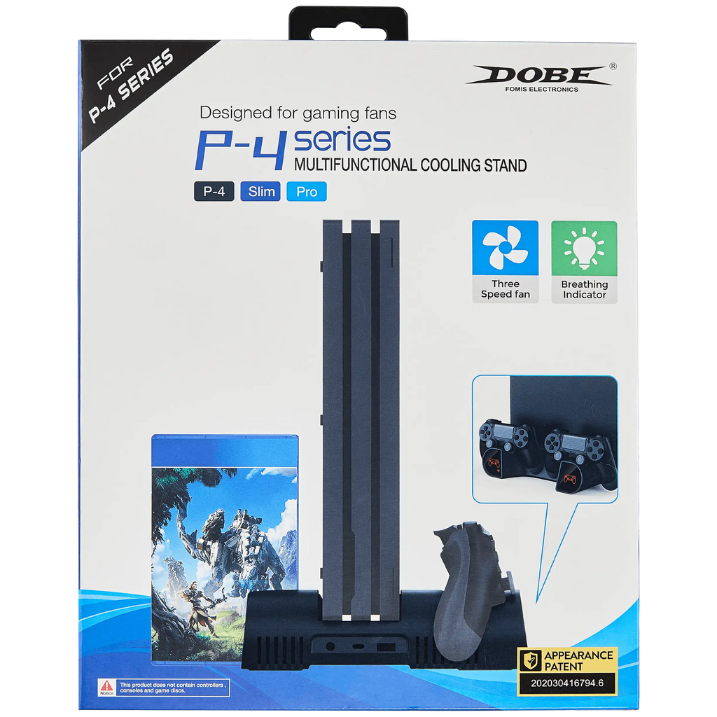 Multifunktionaler Kühl- und Lade-Stand für PlayStation 4 / Slim / Pro (DOBE)