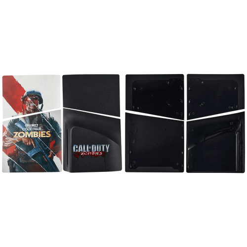 Faceplate (top and bottom) for Sony PlayStation 5 Slim Disc Edition (Call of Duty: Black OPS Cold War Zombies)