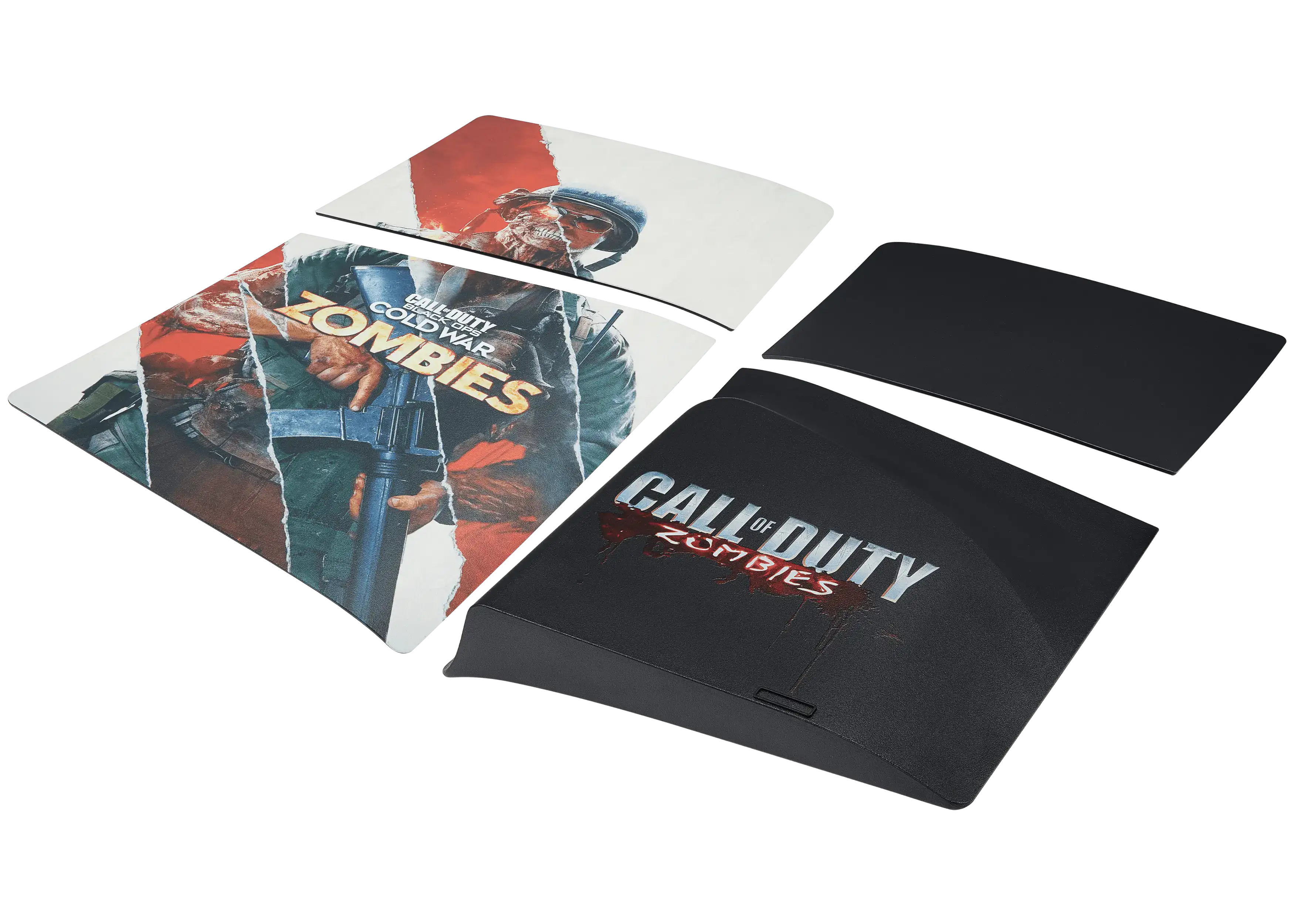 Faceplate (top and bottom) for Sony PlayStation 5 Slim Disc Edition (Call of Duty: Black OPS Cold War Zombies)
