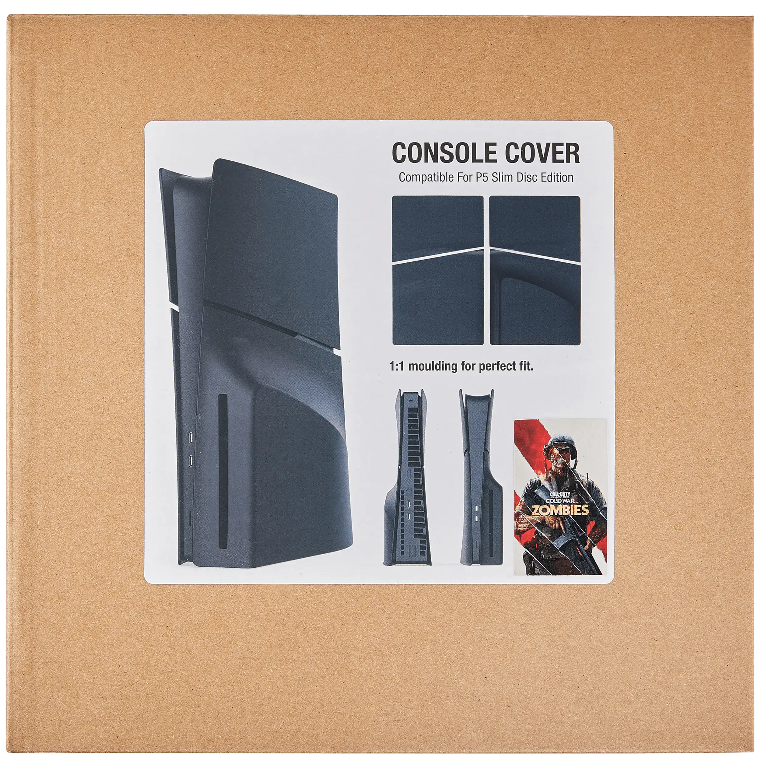 Faceplate (top and bottom) for Sony PlayStation 5 Slim Disc Edition (Call of Duty: Black OPS Cold War Zombies)