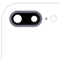 Rear Camera Lens with Holder and Frame for iPhone 8 Plus (Aftermarket Plus) (Space Gray) (10-Pack)