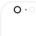 Kameraglas hinten mit Kleber 10er Pack Echt-Saphir iPhone 6/6S Plus