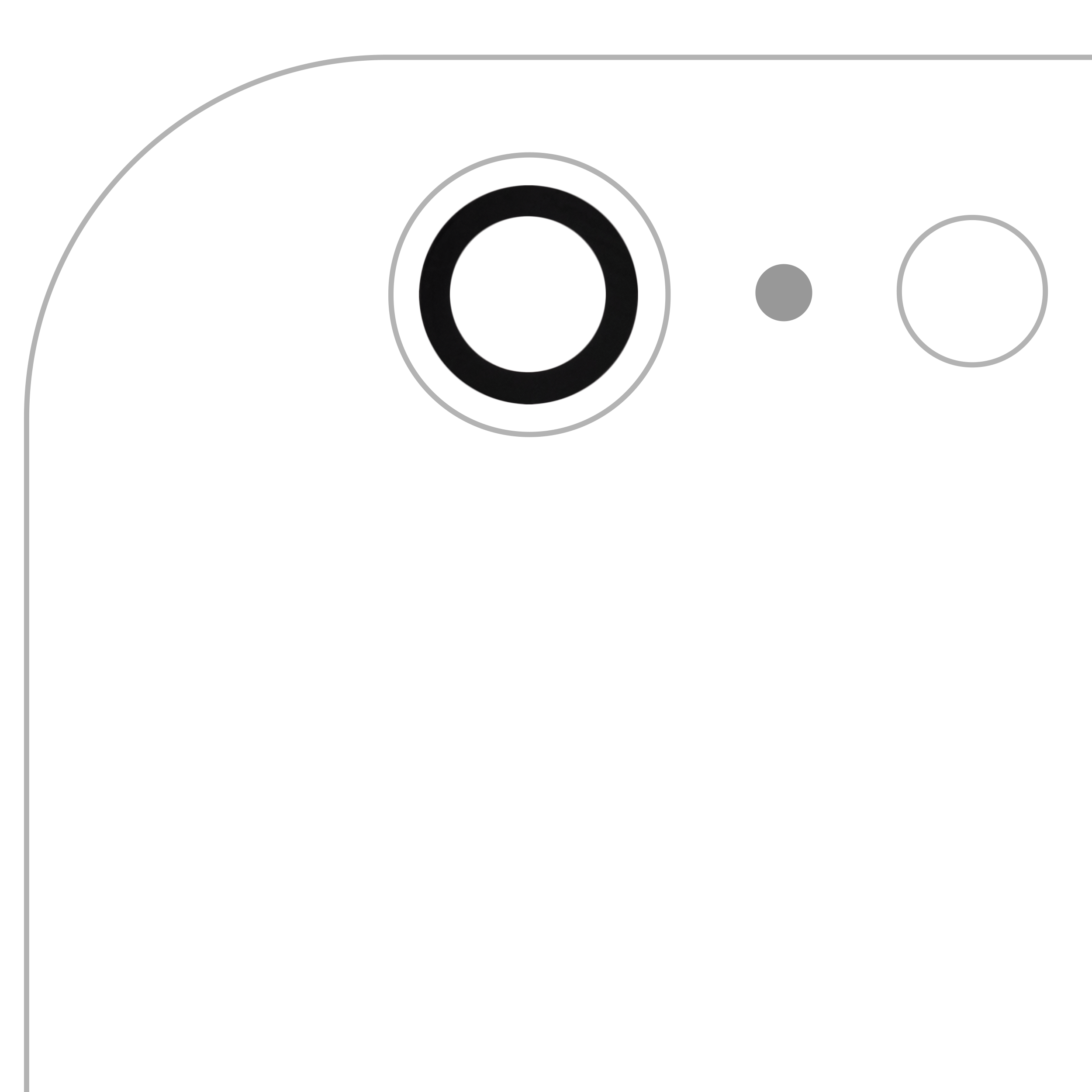 Kameraglas hinten mit Kleber 10er Pack Echt-Saphir iPhone 6/6S Plus