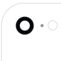 Kameralinse hinten mit Halterung & Rahmen für iPhone 7 Aftermarket Plus 10er-Pac