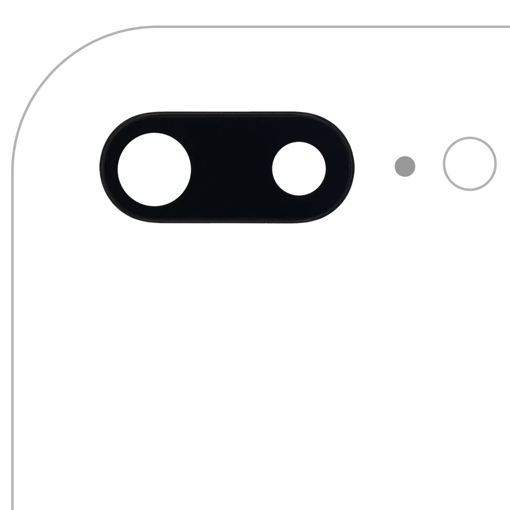 Rear Camera Lens with Holder and Frame for iPhone 7 Plus (Aftermarket Plus) (10-Pack)