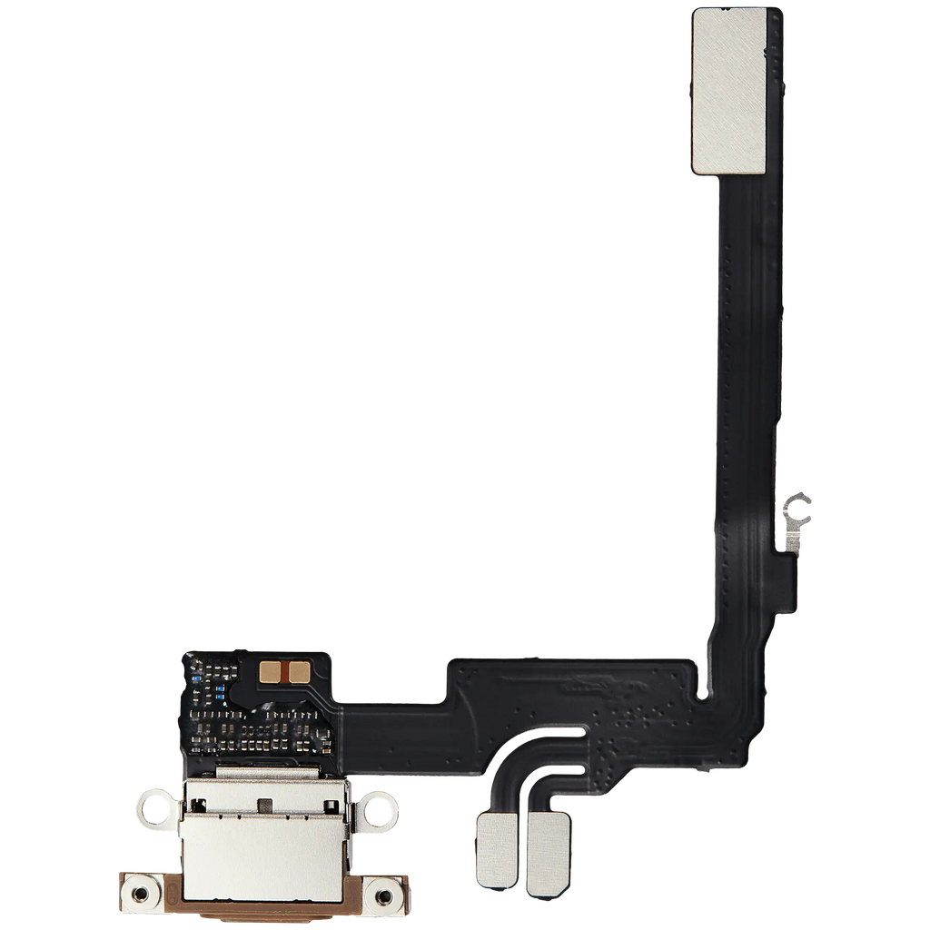 Charging Port Flex Cable for iPhone 16 Pro (Aftermarket Plus) (Desert Titanium)