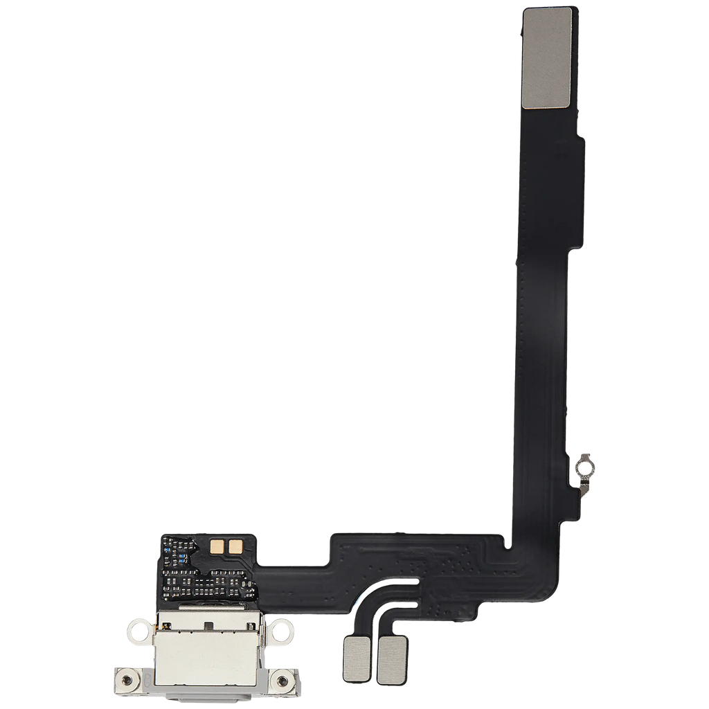 Charging Port Flex Cable for iPhone 16 Pro Max (Aftermarket Plus) (White Titanium)