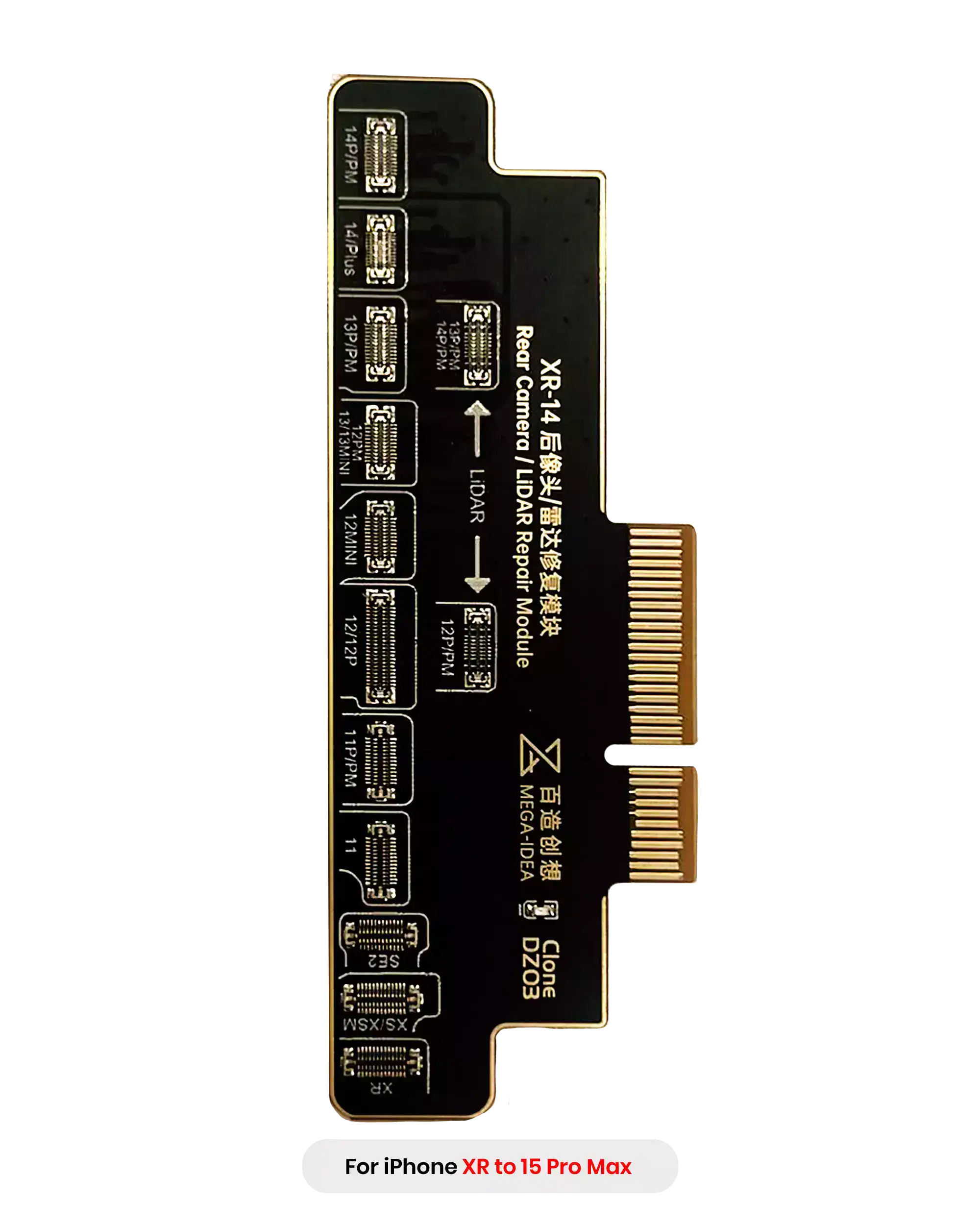Clone-DZ03 Rear Camera Radar Repair Board for iPhone XR to 15 Pro Max (Qianli)