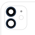 Kameralinse hinten mit Halterung u. Rahmen iPhone 12/12 Mini Aftermarket Plus Bl
