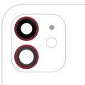 Kameralinse hinten m. Halterung & Rahmen iPhone 12/12 Mini Rot Aftermarket Plus