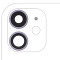 Kameralinse hinten mit Rahmen & Halterung für iPhone 11 Lila Aftermarket Plus