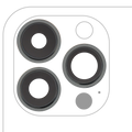 Rear Camera Lens with Holder and Frame for iPhone 13 Pro / 13 Pro Max (Alpine Green) (Real Sapphire / Premium)