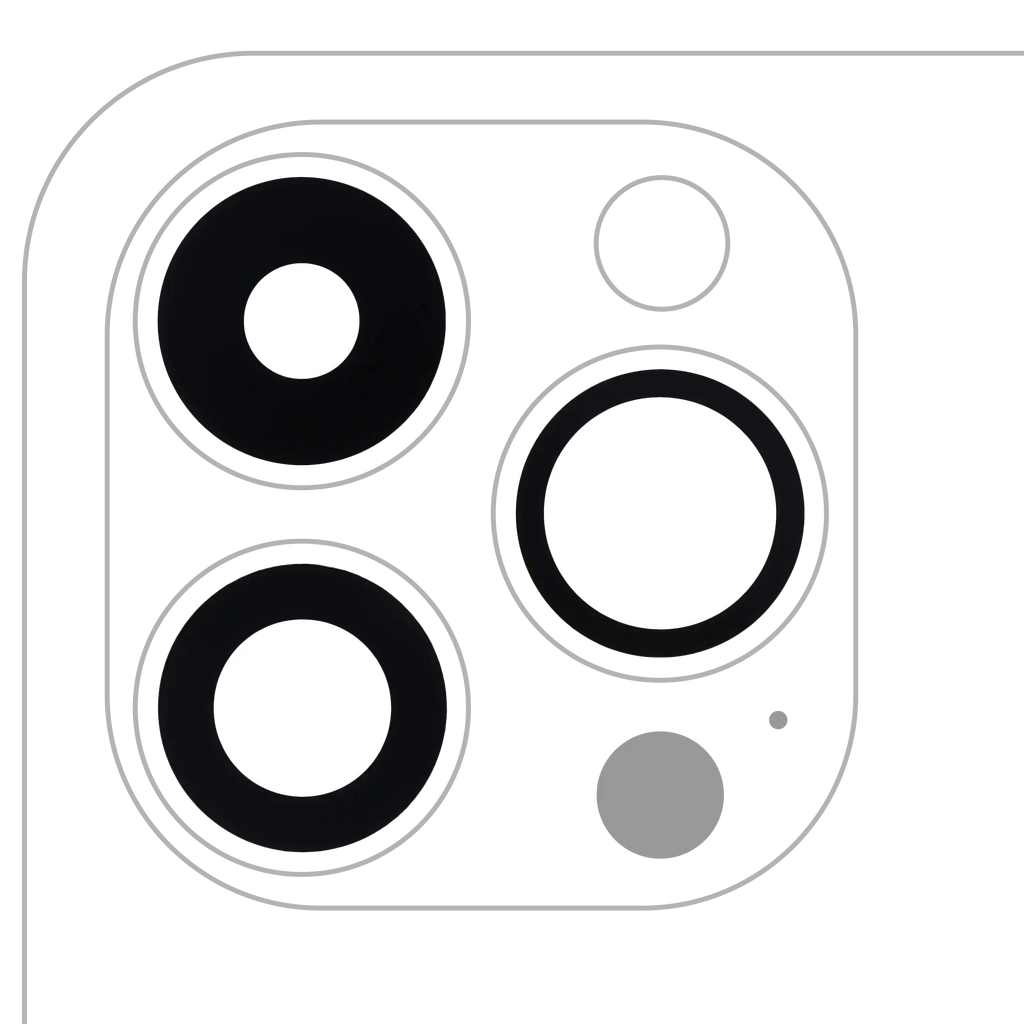 Kameraglas hinten Kleber f. iPhone 14 Pro/Pro Max 3er-Set 10er-Pack Premium Saph