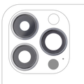 iPhone 13 Pro/Max Kameralinse hinten mit Rahmen Graphite Saphir Premium
