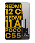 LCD-Display ohne Rahmen Xiaomi Redmi 12C/11A/Poco C55 Refurbished alle Farben