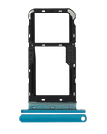 Dual SIM Card Tray for Motorola Moto E7 Power (XT2097-6 / 2021) (Tahiti Blue)