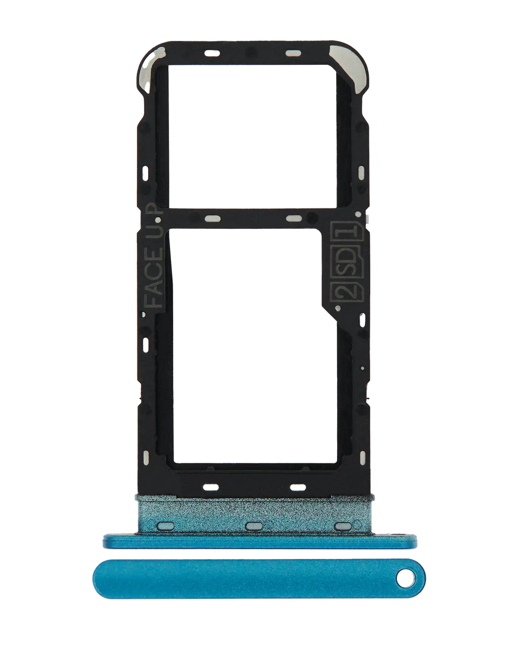 Dual-SIM-Kartenfach für Motorola Moto E7 Power (XT2097-6 / 2021) (Tahiti Blue)