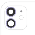 Rear Camera Lens with Holder & Frame for iPhone 12 / 12 Mini (Purple) (Real Sapphire / Premium)