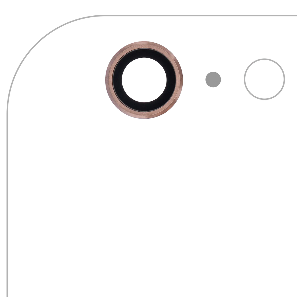 Rear Camera Lens for iPhone 6S Plus (Rose Gold) (10 Pack)