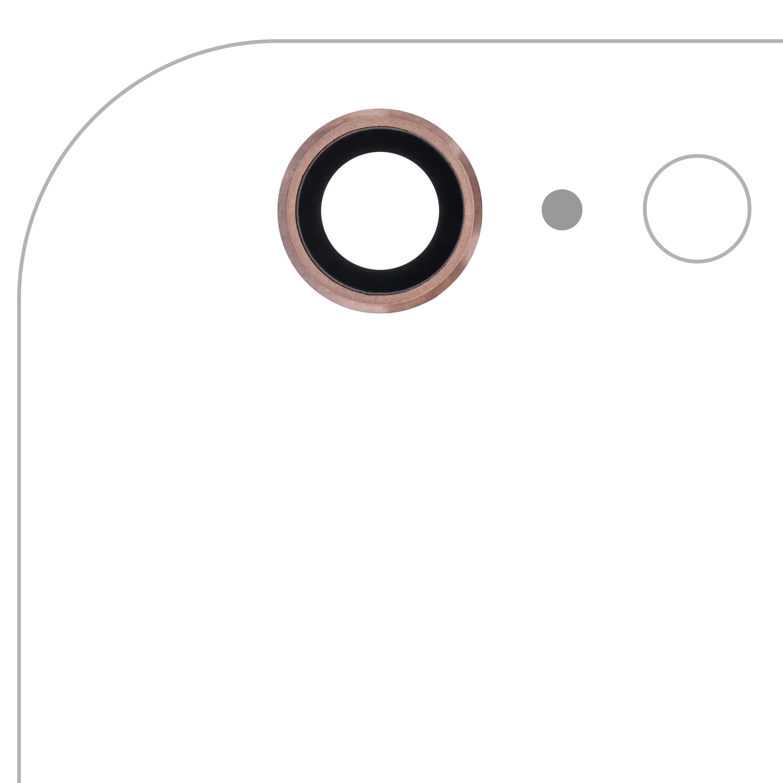 Rear Camera Lens for iPhone 6S Plus (Rose Gold) (10 Pack)