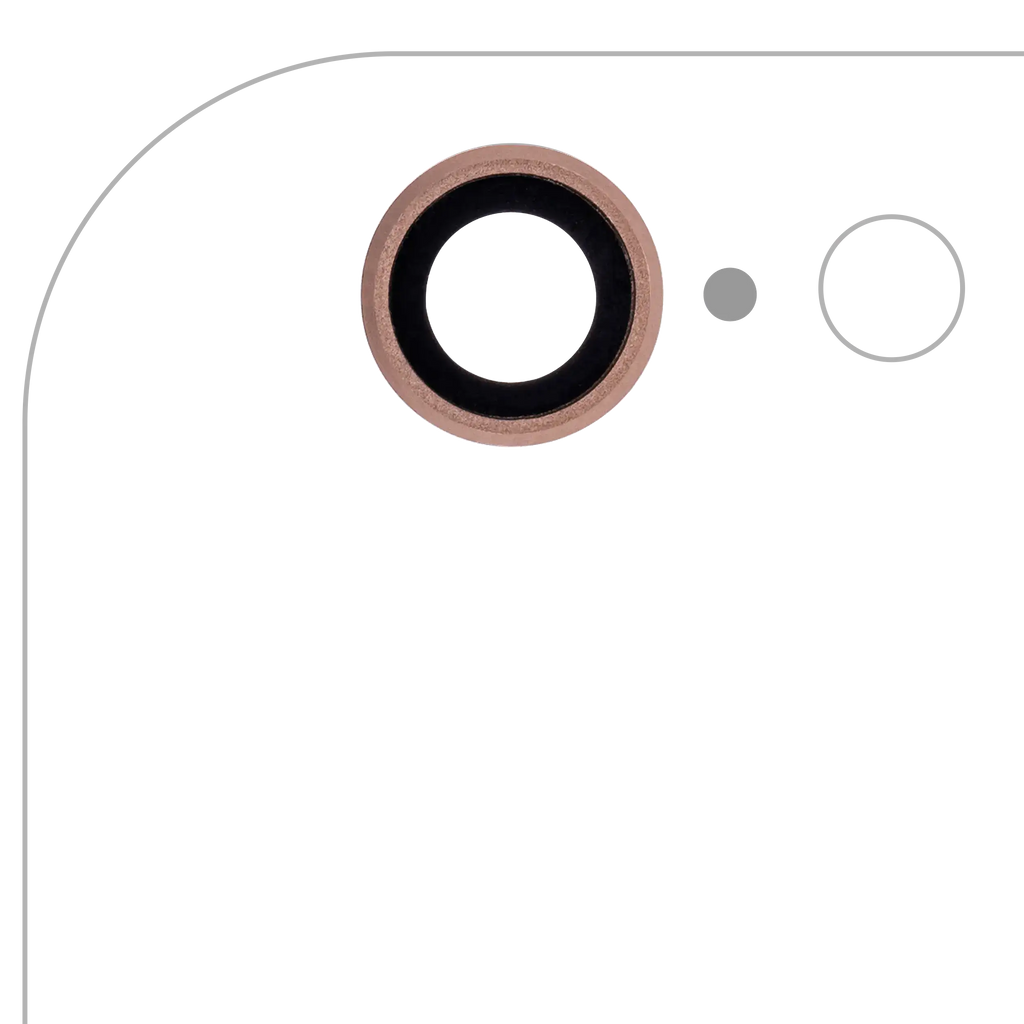 Rückkamera-Objektivglas für iPhone 6S (Rose Gold) (10er-Pack)