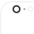 Kameralinse hinten für iPhone 6 Plus / 6S Plus (Silber) (10er-Pack)
