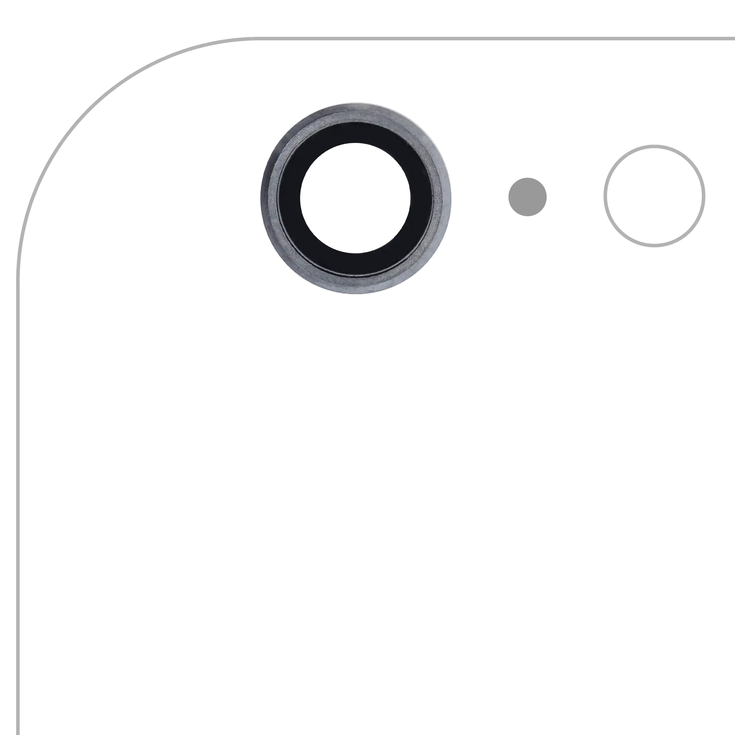 Rear Camera Lens for iPhone 6 Plus / 6S Plus (Space Gray) (10-Pack)