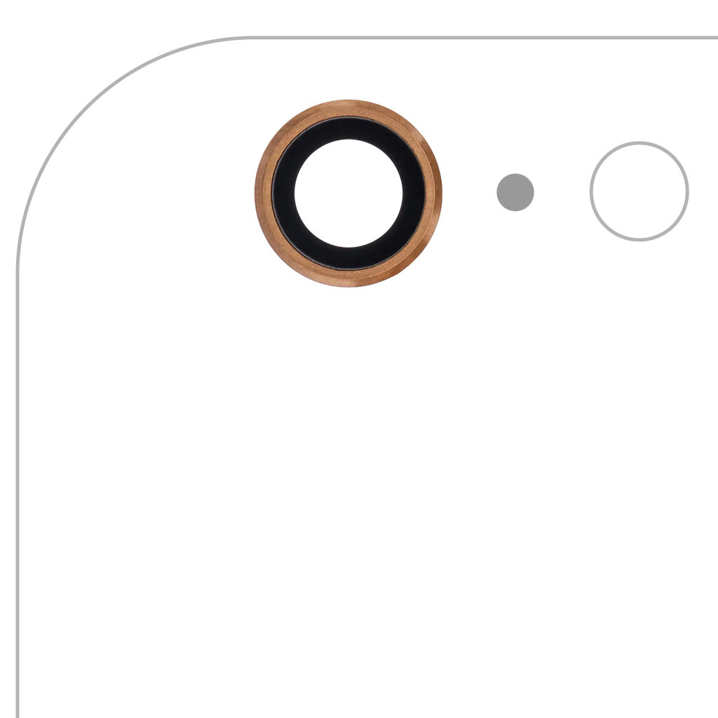 Kameralinse hinten für iPhone 6 Plus / 6S Plus (Gold) (10 Pack)