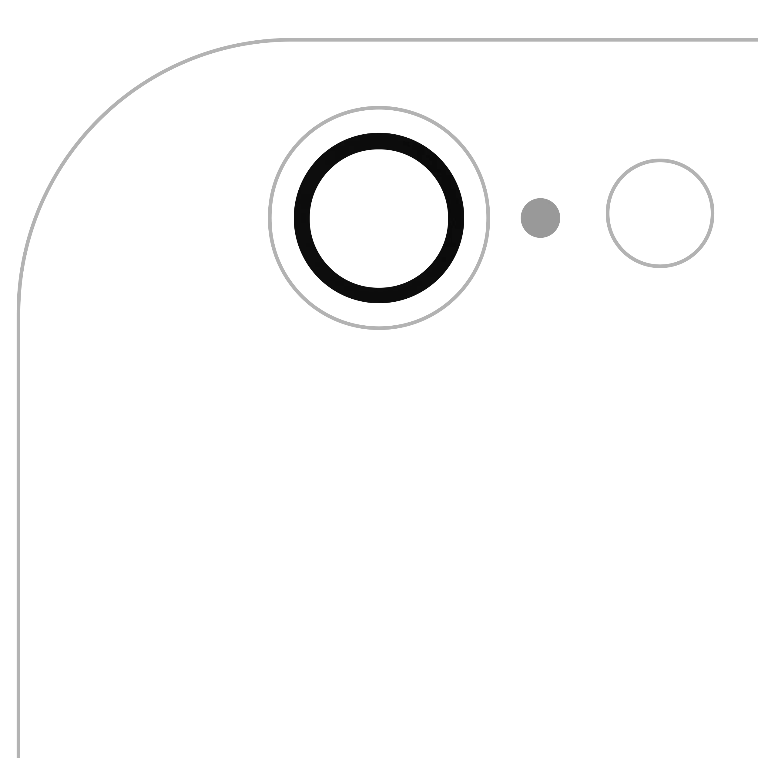 Rear Camera Glass (Real Sapphire) with Adhesive Film for iPhone 6 / 6S (all colors) – 10-Pack Premium