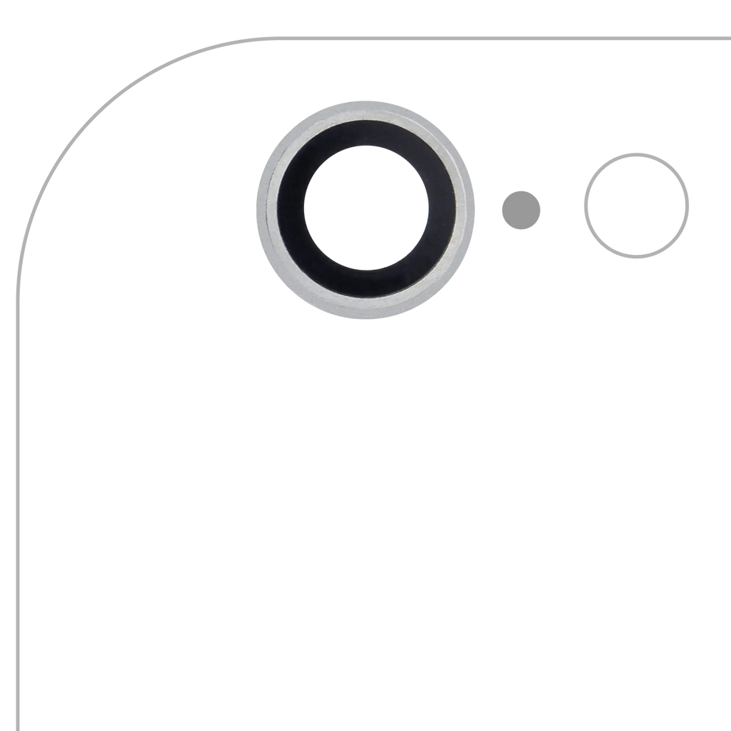 Rear Camera Lens for iPhone 6 / 6S (Silver) (10-Pack)