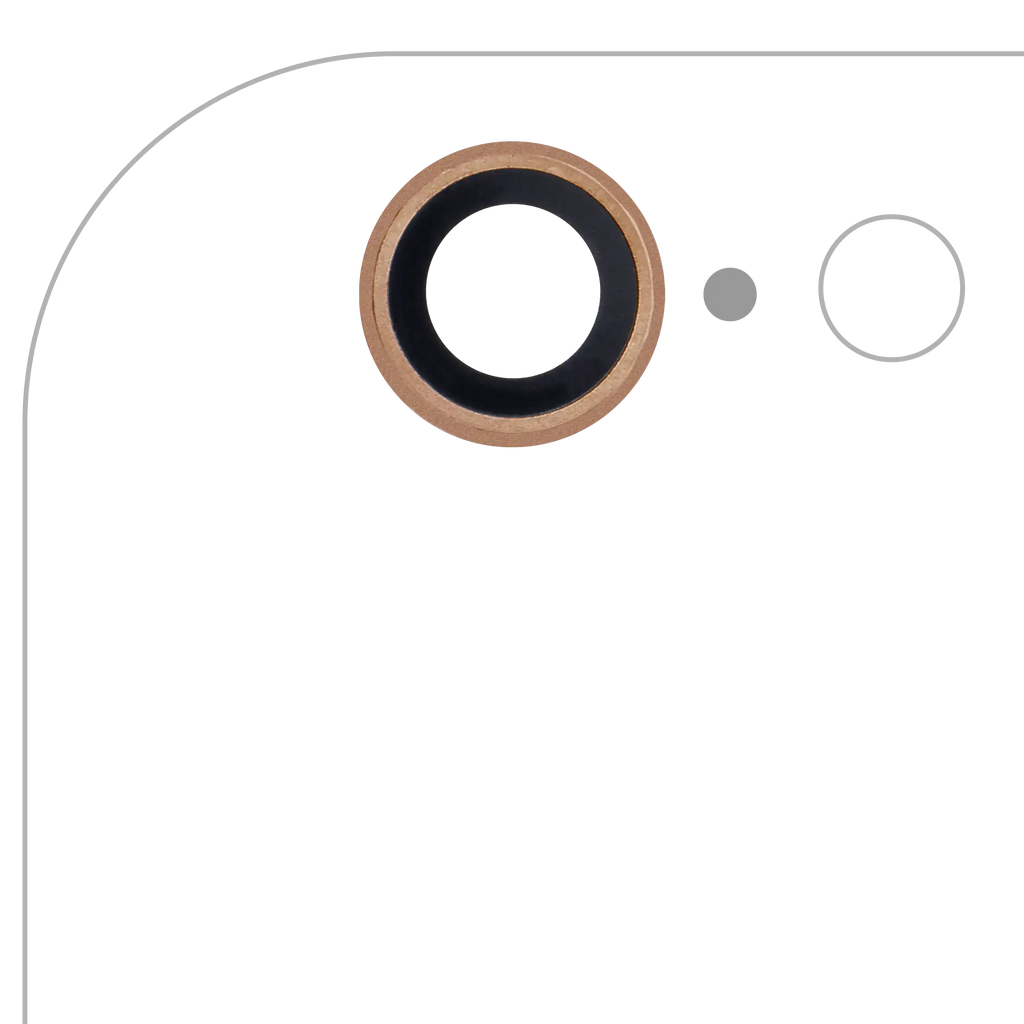 Rear Camera Lens for iPhone 6 / 6S (Gold) (10-Pack)