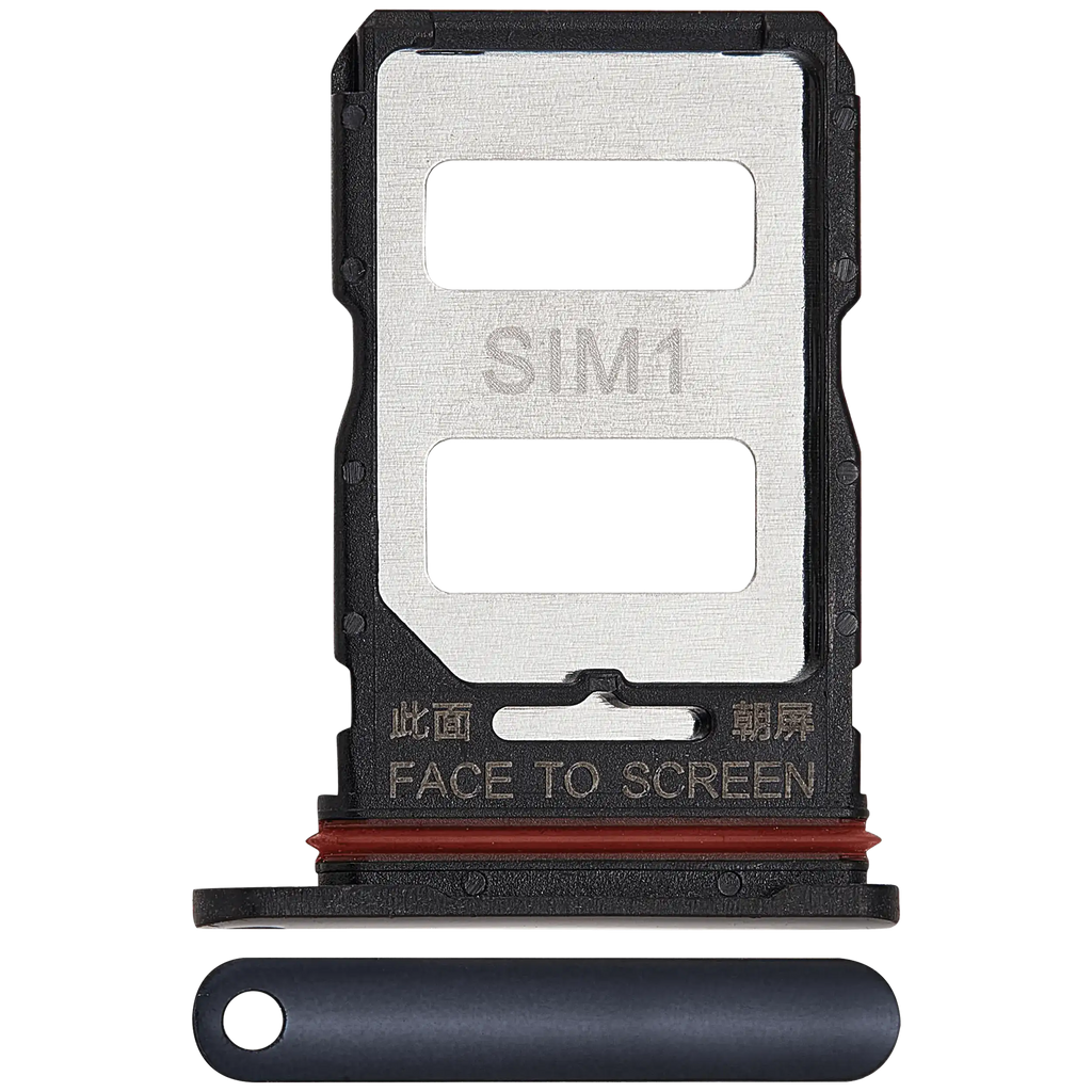 SIM Card Tray for Xiaomi 12T Pro (Black)