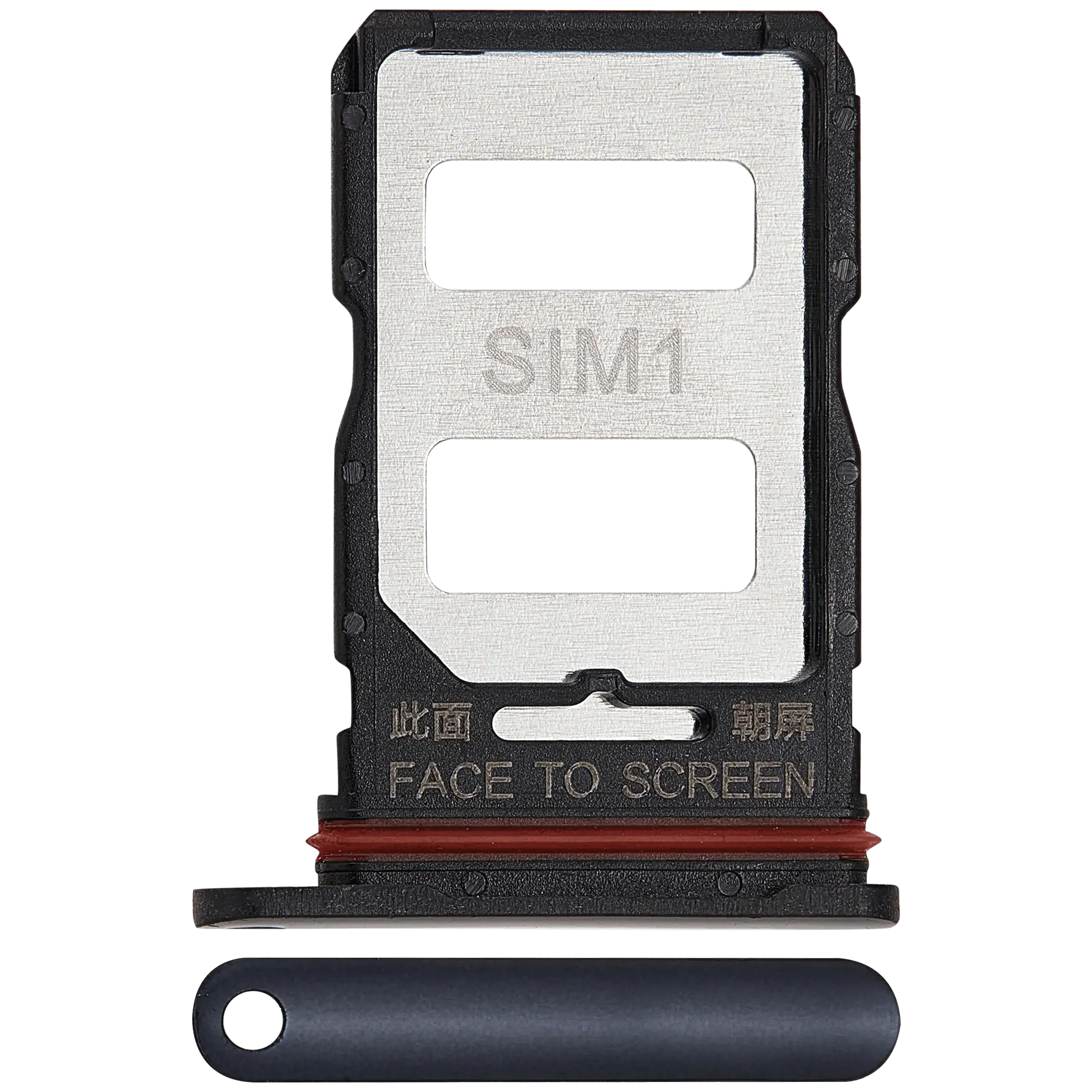 SIM Card Tray for Xiaomi 12T Pro (Black)
