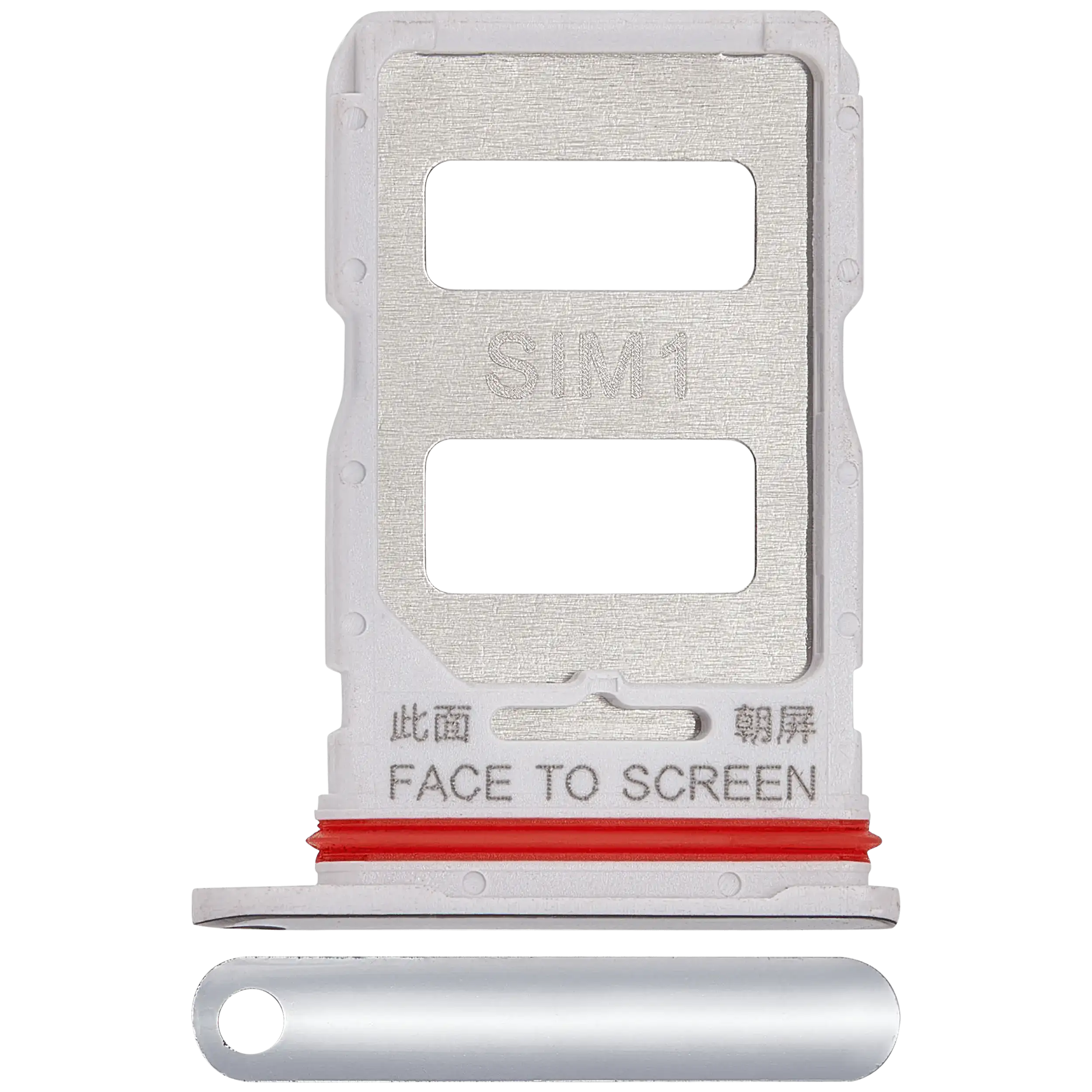SIM Card Tray for Xiaomi 12T Pro (Silver)
