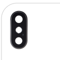 Kameralinse hinten mit Rahmen f. iPhone XS/Max Silber Premium (10x)