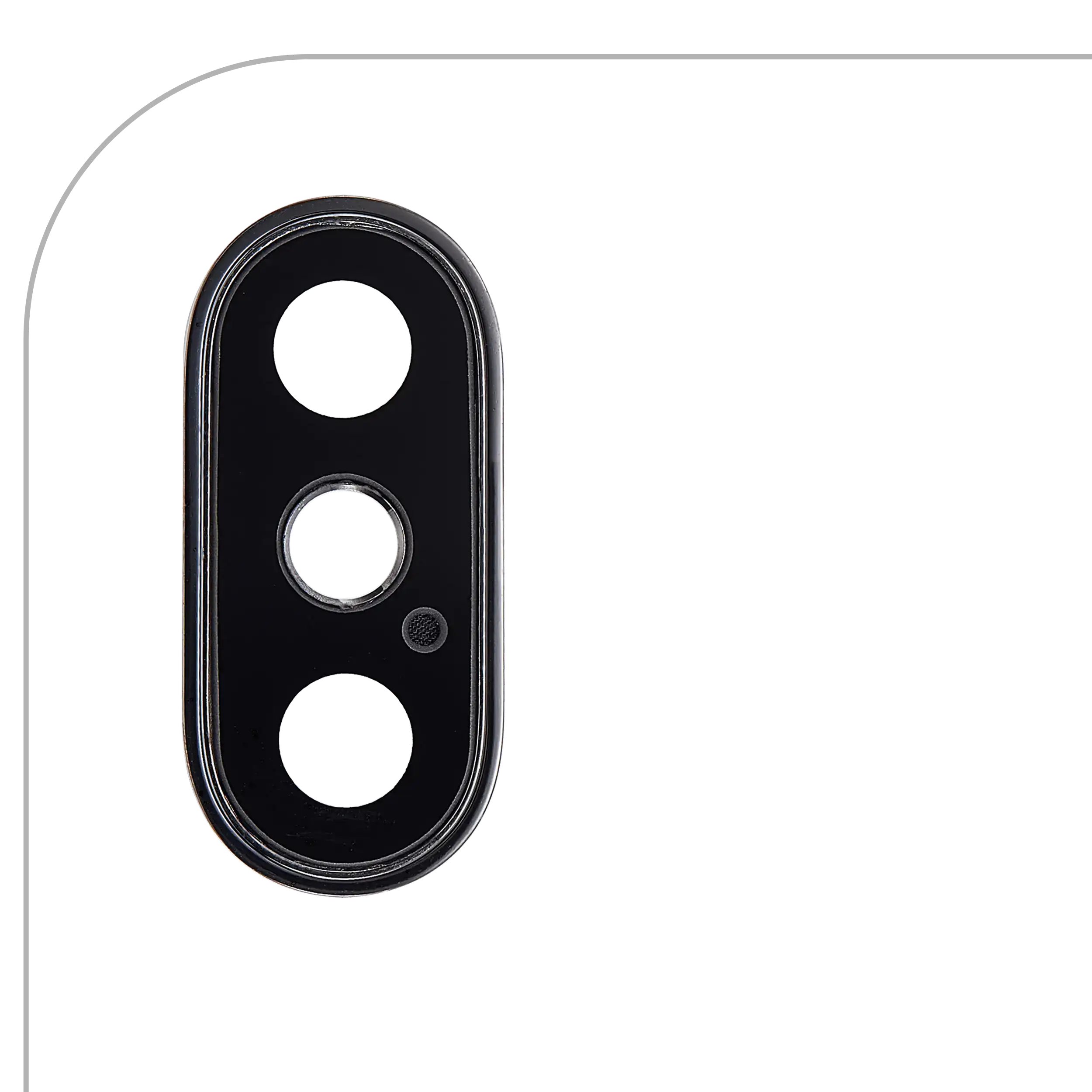 Backkamera-Reparaturset für iPhone XS Max, 10er-Pack, Space Grau, Aft. Plus