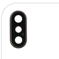 Rear Camera Lens with Holder and Frame for iPhone XS / XS Max (Aftermarket Plus) (Gold) (10-Pack)