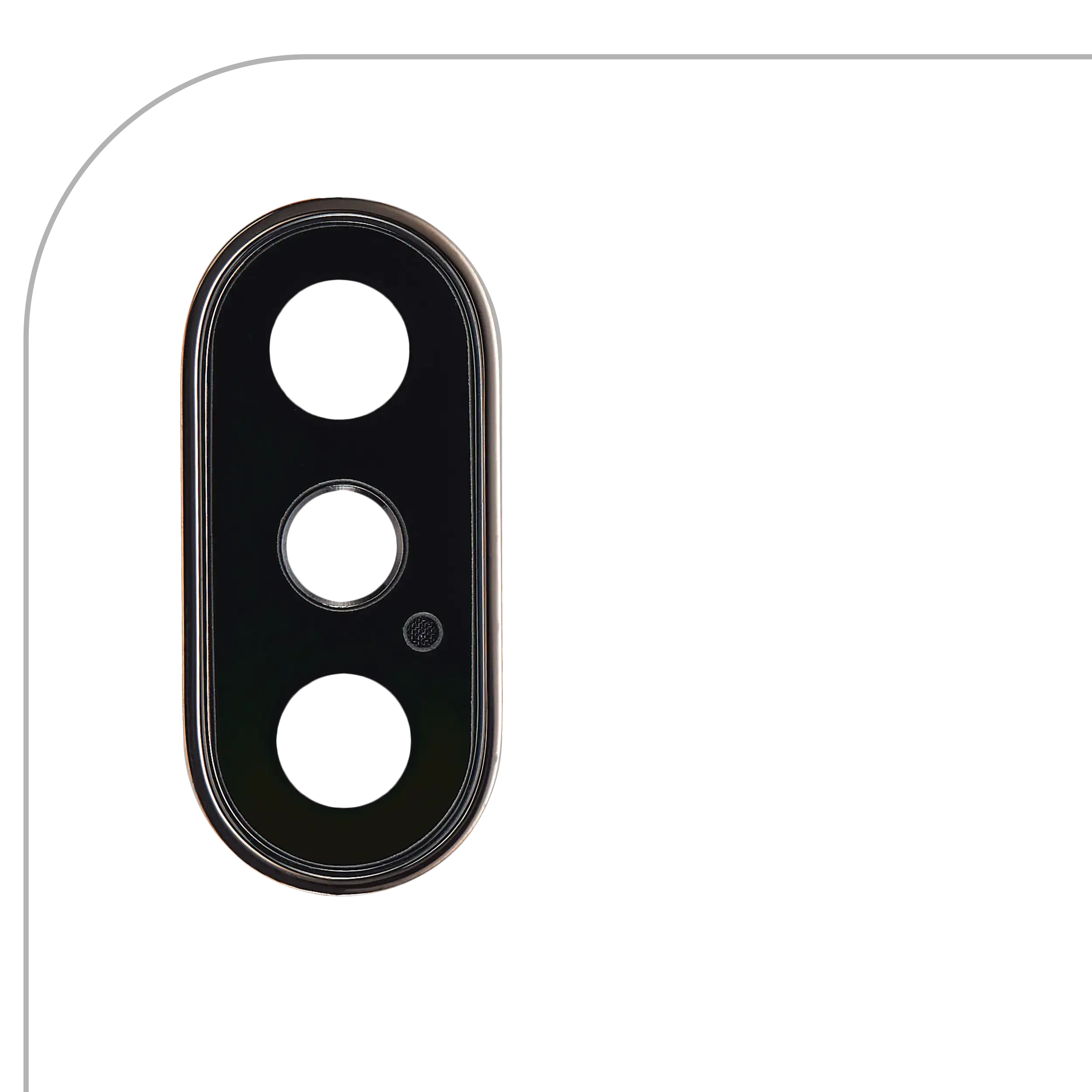 Rear Camera Lens with Holder and Frame for iPhone XS / XS Max (Aftermarket Plus) (Gold) (10-Pack)