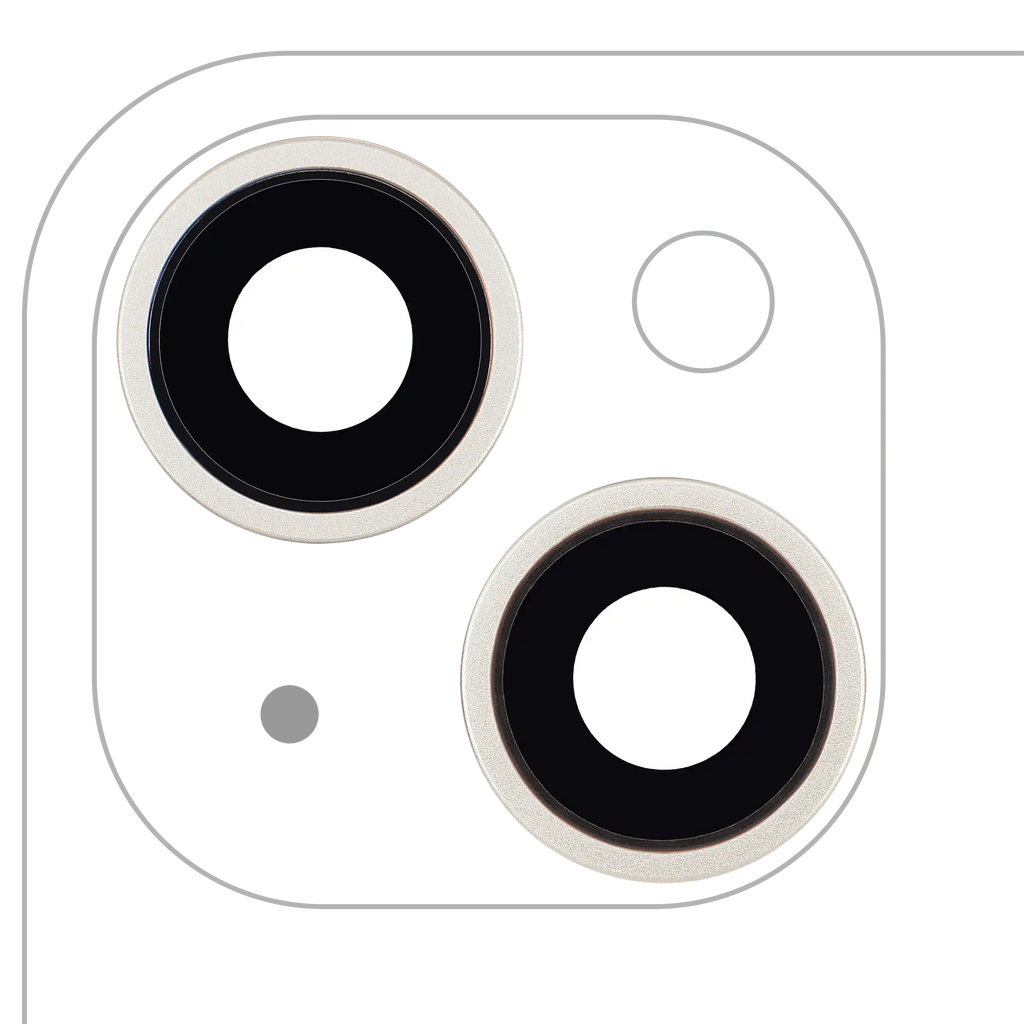 Kameralinse hinten m. Halterung & Rahmen f. iPhone 14/14 Plus Aftermarket+ Starl