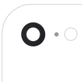 10er-Pack Kameralinse hinten mit Rahmen iPhone 7 Echter Saphir Premium